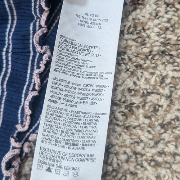 Levi's Little Girls Striped Baby Tee Shirt - Picture 12 of 12